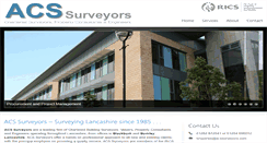 Desktop Screenshot of acs-surveyors.com