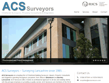 Tablet Screenshot of acs-surveyors.com